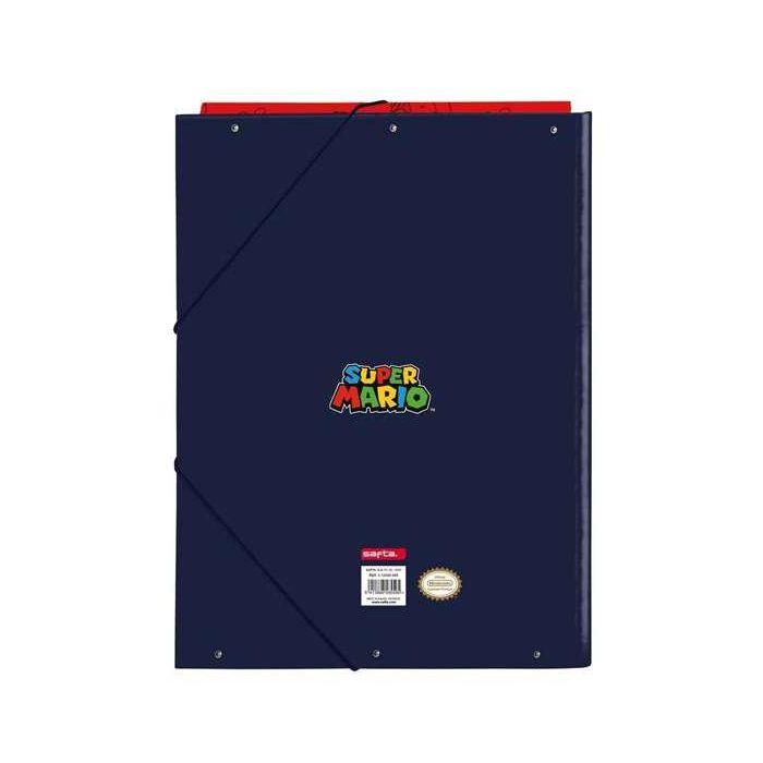 Carpeta Carton Folio Gomas Solapas Safta Super Mario Trick 1 Carpeta Carton Folio Gomas Solapas Safta Super Mario Trick 1