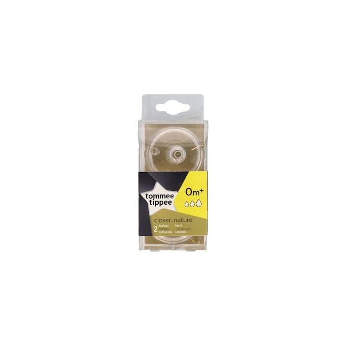 Tommee Tippee Tetina Ctn B/Ancha Sili Redon Flu Vari +0 M 2