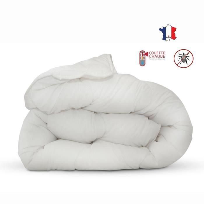 Edredón antiácaros - 220 x 240 cm - Cálido - 400 g/m² 2 personas - Blanco - ABEIL 1 Edredón antiácaros - 220 x 240 cm - Cálido - 400 g/m² 2 personas - Blanco - ABEIL 1