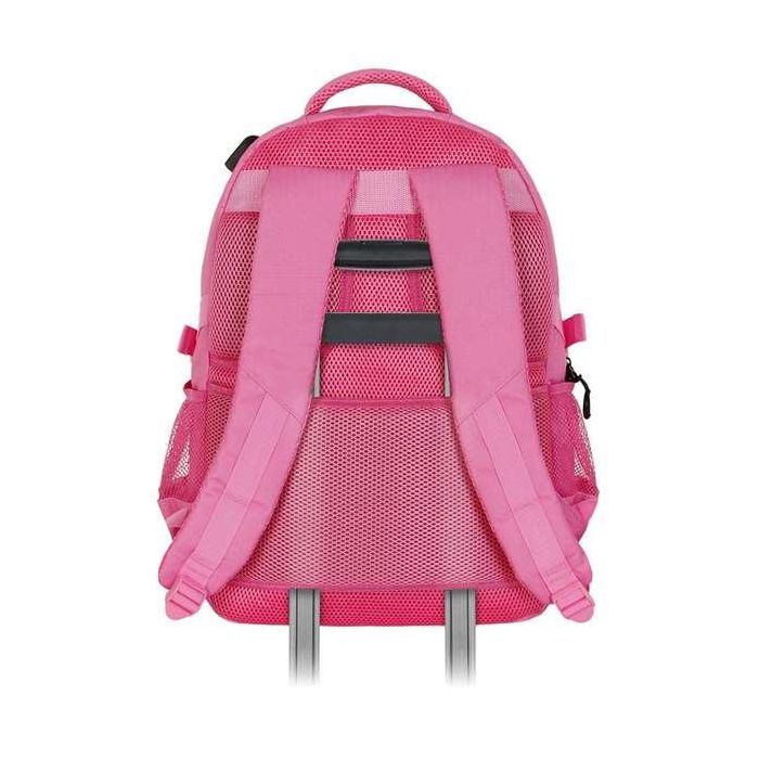 Karactermania Barbie Run. Plus Fan Varsity Mochila Escolar Rosa 44x34x21 cm con Puerto USB y Compartimentos Múltiples 2 Karactermania Barbie Run. Plus Fan Varsity Mochila Escolar Rosa 44x34x21 cm con Puerto USB y Compartimentos Múltiples 2