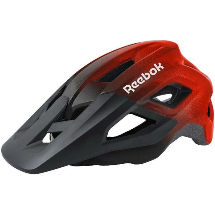 Casco de Ciclismo para Adultos Reebok Negro Rojo Visera 1