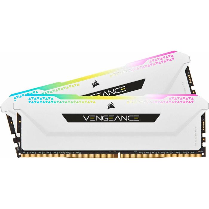 Memoria para PC CORSAIR DDR4 - VENGEANCE RGB PRO SL 32GB (2x16GB) - 3200Mhz - CAS 16 - Blanco (CMH32GX4M2E3200C16W)