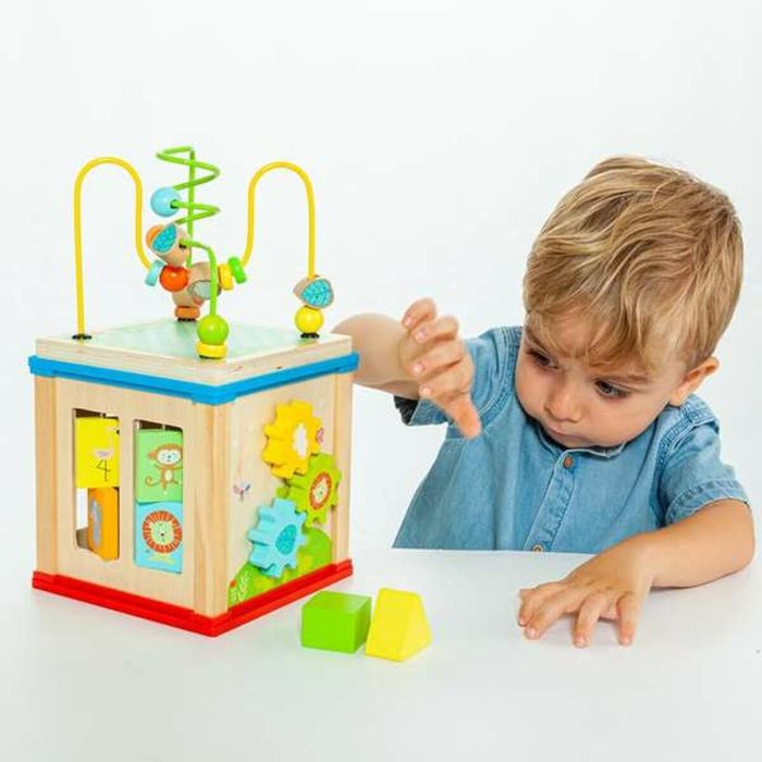 Molto Cubo de Actividades de Madera 19x17x17 cm para edad +3 años 6 Molto Cubo de Actividades de Madera 19x17x17 cm para edad +3 años 6