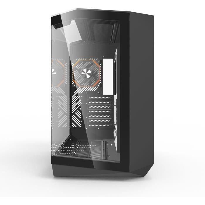 Caja sin fuente de alimentación - DARKFLASH DY470 - Cubo - Formato ATX - Negra 3 Caja sin fuente de alimentación - DARKFLASH DY470 - Cubo - Formato ATX - Negra 3