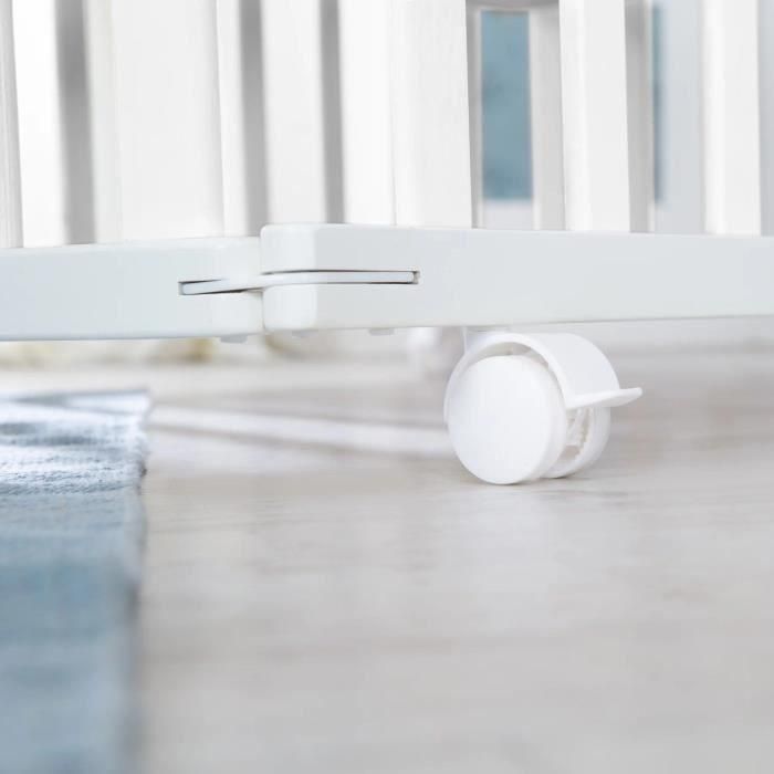 Roba ROB4005317339061 Parque Infantil Plegable Little Stars 75x100cm Altura Regulable 4 Ruedas Freno Madera Blanca Diseño Estrellas 4 Roba ROB4005317339061 Parque Infantil Plegable Little Stars 75x100cm Altura Regulable 4 Ruedas Freno Madera Blanca Diseño Estrellas 4