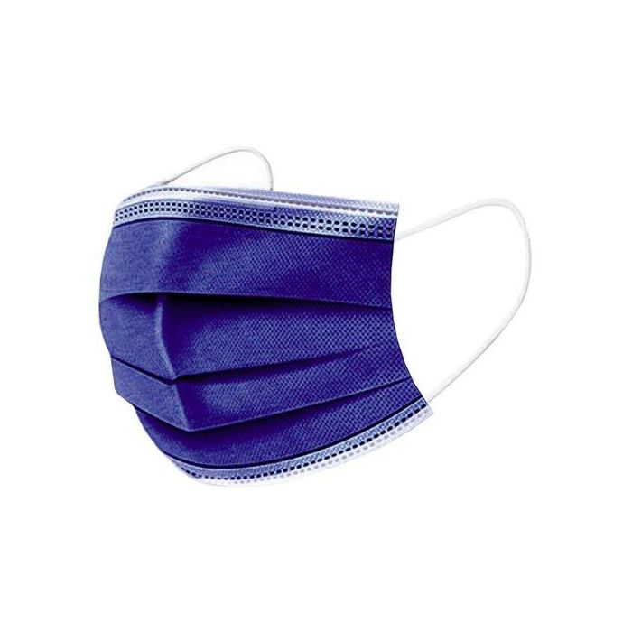 Mascarilla Quirurgica Iir 3 Capas Desechable Galmask Infantil Azul Marino Paquete De 10
