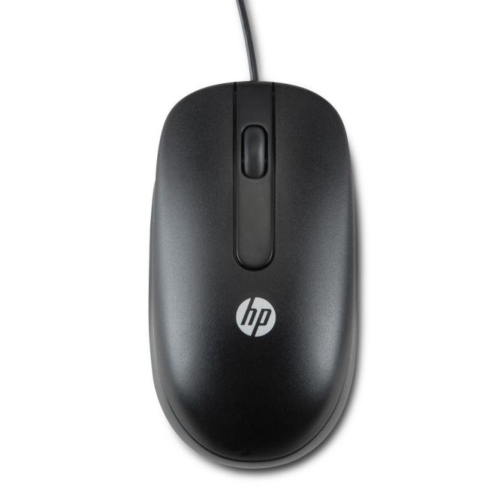 HP Ratón USB Óptico con Scroll 800DPI, Negro - Tecnología de Detección Óptica Avanzada para Movimiento Preciso en Múltiples Superficies