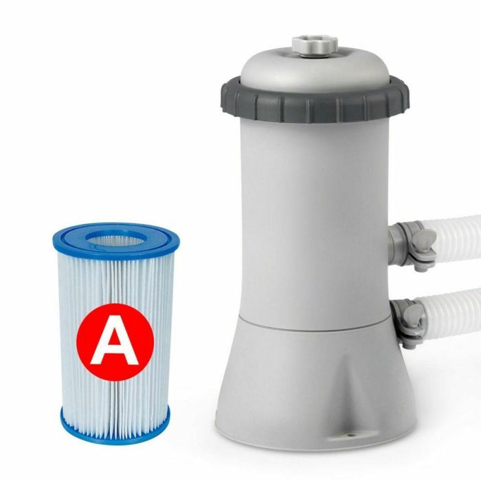 Intex Piscina Easy Set 396x84 cm con Depuradora Filtro 2006 Redonda PVC 6