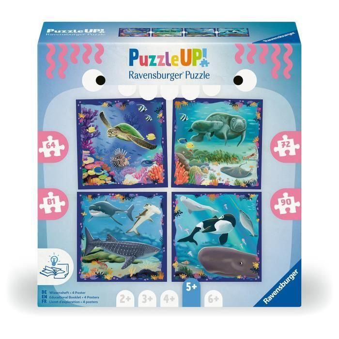 Rompecabezas para niños, ¡ARRIBA! Rompecabezas de animales marinos, a partir de 5 años, 12004004, Ravensburger 2 Rompecabezas para niños, ¡ARRIBA! Rompecabezas de animales marinos, a partir de 5 años, 12004004, Ravensburger 2