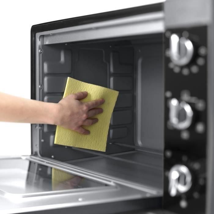 Minihorno - Con ventilador - Rostizador - DELONGHI - EO40123.S - Negro - 40 L - 51,5 x 44 x 36 cm - 2000 W 1