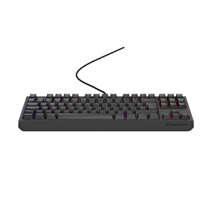 GENESIS Thor 230 TKL Teclado Gaming Mecánico Outemu Red, QWERTY Español, Retroiluminación LED RGB, USB, Negro 4
