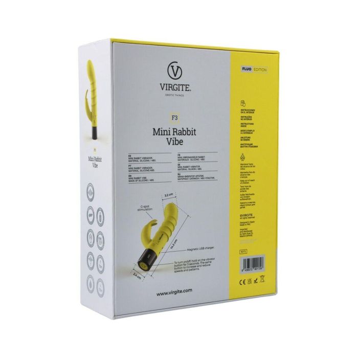 Vibrador Doble Estimulación Virgite Silicona 5 Vibrador Doble Estimulación Virgite Silicona 5