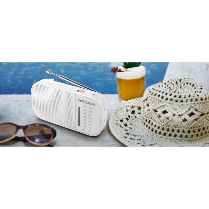 Radio Muse M-025 RW Blanco (Blanco) Caja De Regalo (Caja De Regalo) 9