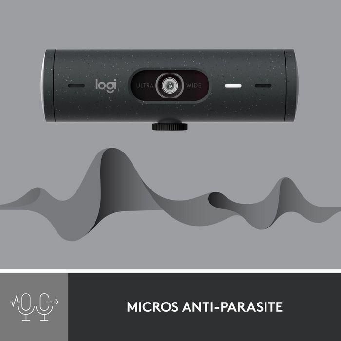 Logitech BRIO 500 Webcam Full HD 1080p 60fps Grafito con Autoenfoque y Corrección de Luz Automática 19 Logitech BRIO 500 Webcam Full HD 1080p 60fps Grafito con Autoenfoque y Corrección de Luz Automática 19