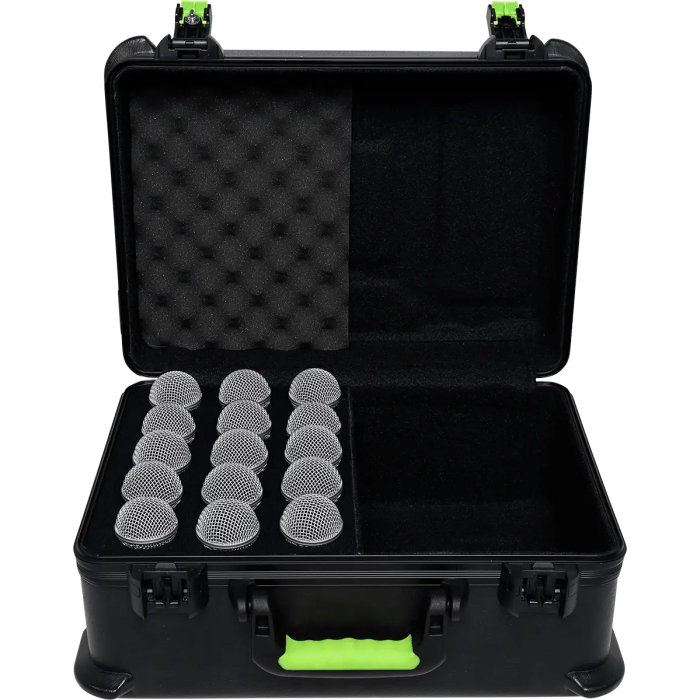 SBG Estuche de Transporte para 15 Micrófonos de Polietileno con Cierre TSA 5
