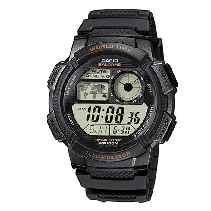 Reloj Hombre Casio AE-1000W-1AVEF Negro Gris Digital Cuarzo Deportivo 0 Reloj Hombre Casio AE-1000W-1AVEF Negro Gris Digital Cuarzo Deportivo 0