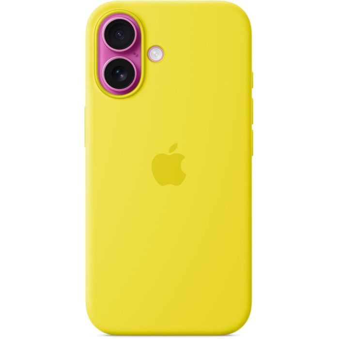 Apple Funda iPhone 16 MagSafe de Silicona - Amarillo Carambola - Protección Anticaídas y Arañazos, Materiales Reciclados 2
