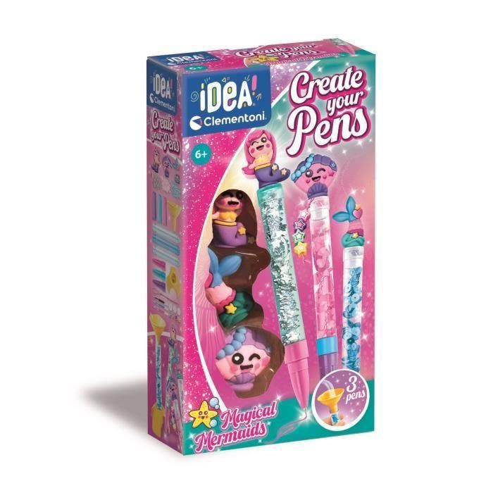 Clementoni CLE8005125181315 Crea tus bolígrafos Sirenas Mágicas Clementoni CLE8005125181315 Crea tus bolígrafos Sirenas Mágicas