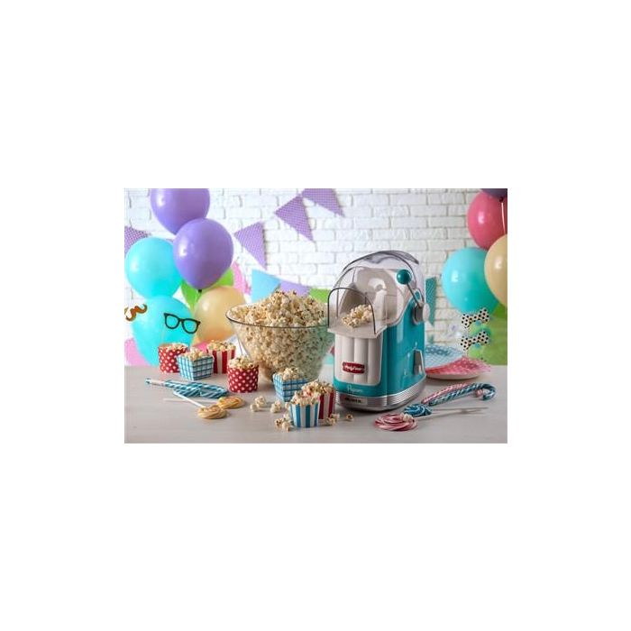 Ariete 2958/01 Máquina de Palomitas Party Time, Diseño Retro Años 50, Azul 6 Ariete 2958/01 Máquina de Palomitas Party Time, Diseño Retro Años 50, Azul 6