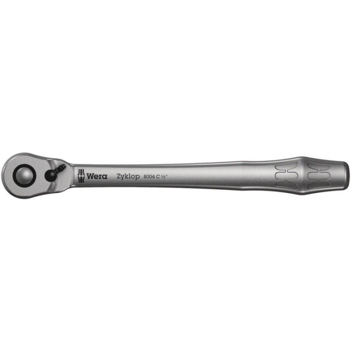 Wera 8004 C Zyklop Metal-Knarre con Carraca Reversible de Metal 1/2"
