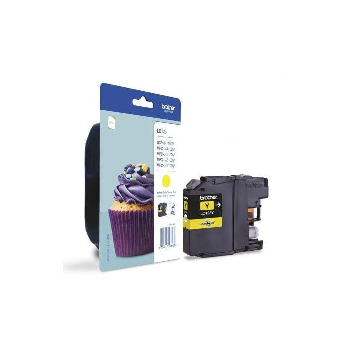 BROTHER Cartucho tinta Amarillo MFC-J4410DW/MFC-J4510DW, 600 pag
