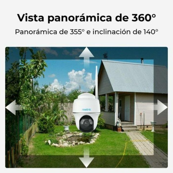 Reolink REO6976930221430 Cámara Exterior B430 con Panel Solar Blanco 4 Reolink REO6976930221430 Cámara Exterior B430 con Panel Solar Blanco 4
