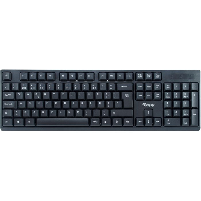 Equip Wireless Tastatur + Maus. Layout portugiesisch schwarz 1 Equip Wireless Tastatur + Maus. Layout portugiesisch schwarz 1