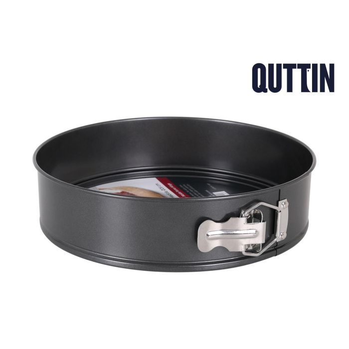 Quttin Molde Desmontable Redondo 26 cm de Diámetro, Grosor 0.4 mm para Repostería y Horno (6 Unidades)