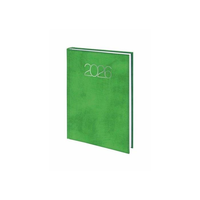 Deusto D07 Base 58 Dietario Premium 14.5x20.5 cm Verde 2026 - Multilingüe con 320 Páginas