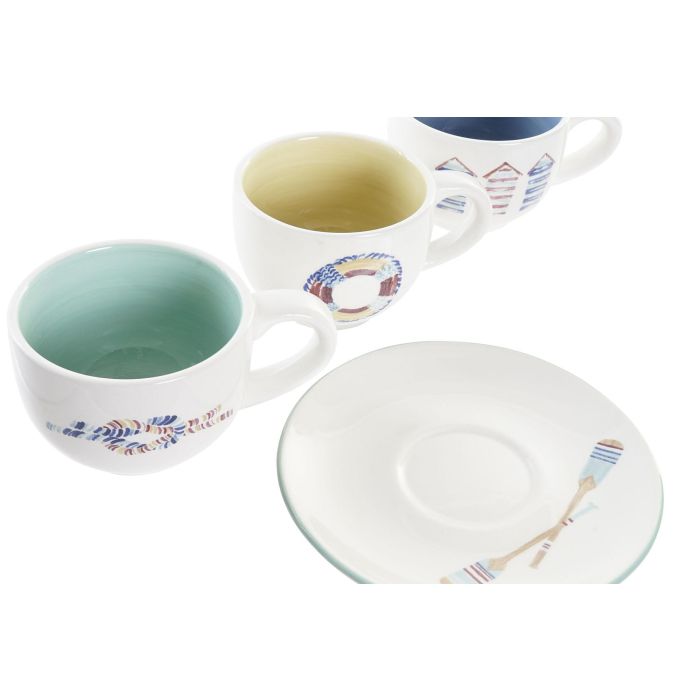 DKD Home Decor Set de 6 Tazas de Café 180ml Dolomita, Colección Salitre Mediterráneo, Azul y Verde, Aptas Microondas y Lavavajillas 3 DKD Home Decor Set de 6 Tazas de Café 180ml Dolomita, Colección Salitre Mediterráneo, Azul y Verde, Aptas Microondas y Lavavajillas 3