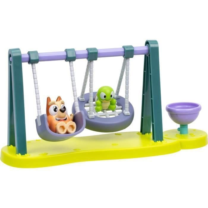 Zona de juegos - BLUEY - Bingo y Tortuga Bebé - Mini parque - Columpios incluidos 2 Zona de juegos - BLUEY - Bingo y Tortuga Bebé - Mini parque - Columpios incluidos 2