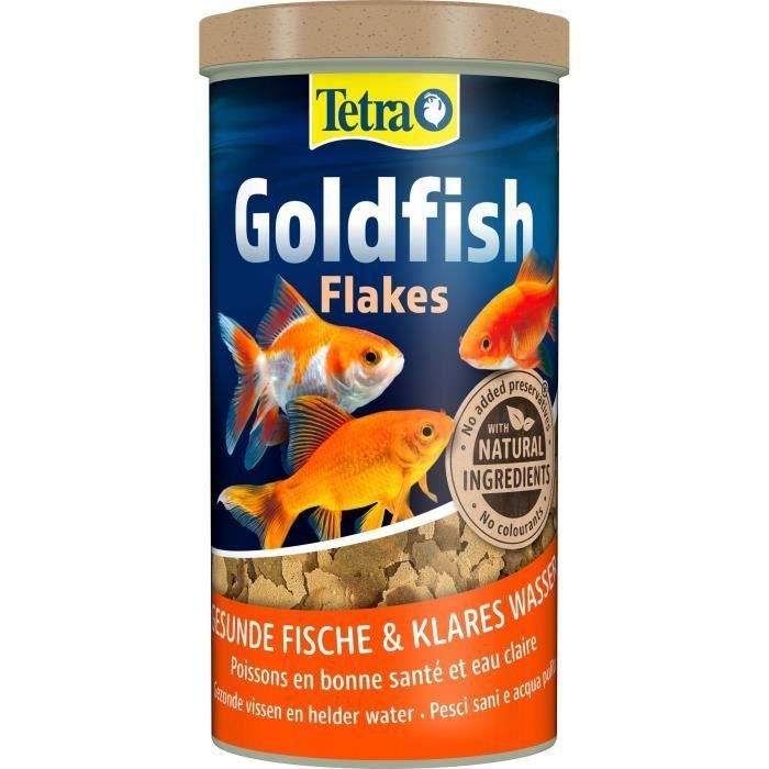 Tetra TET4004218720893 Goldfish Flakes - Alimento Completo en Escamas para Peces de Colores 1 L Tetra TET4004218720893 Goldfish Flakes - Alimento Completo en Escamas para Peces de Colores 1 L