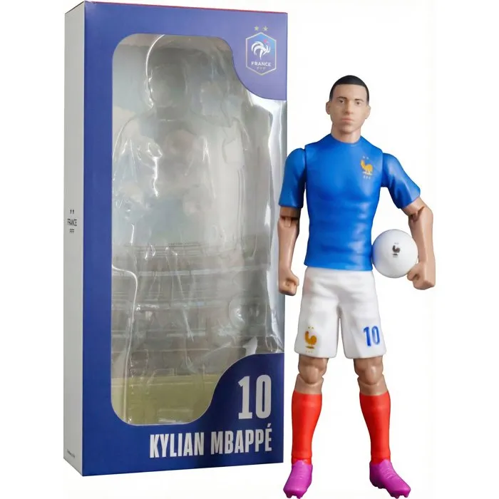 Megableu Figura Articulada Mbappé Número 10 de la Selección de Francia, 20 cm, Idioma Francés (MEG3760046781918)