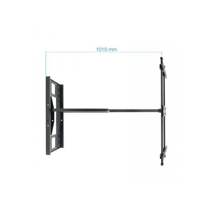 TooQ LP4380XL-B Soporte de Pared Orientable Inclinable para TV 43-80 pulgadas 50kg VESA 200x200 a 800x400 Negro 4