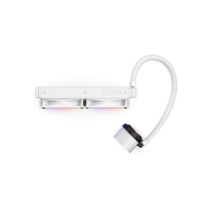 NZXT Kraken 240 RGB Sistema de refrigeración líquida todo en uno, Ventilador 12 cm, Blanco, RL-KR240-W1, Compatible con AMD e Intel 1