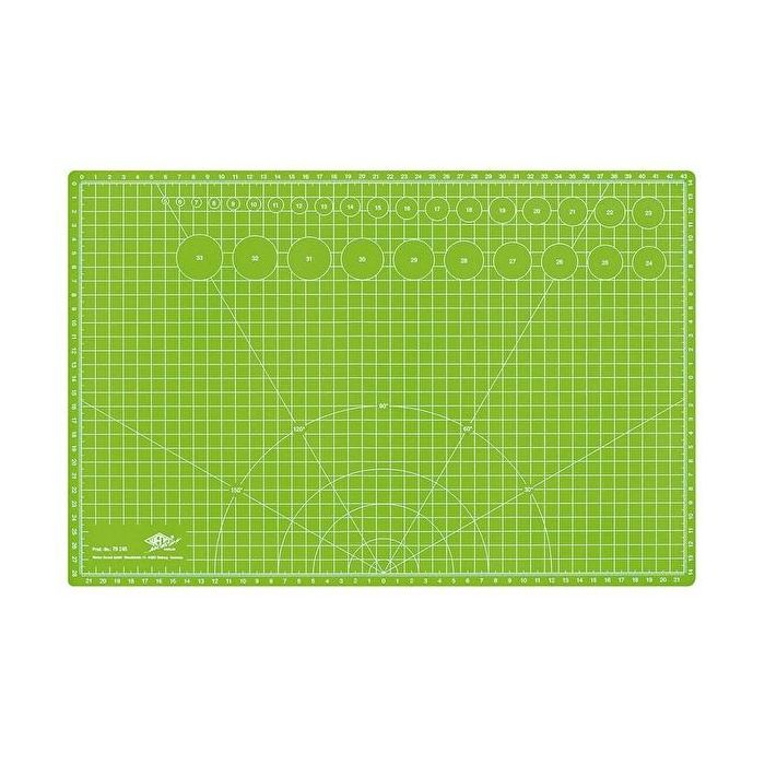 WEDO CM 45 Cutting Mat Schneidematte 450x300x3mm Apfelgrün