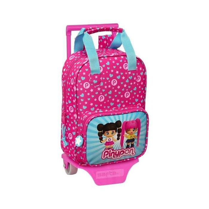 Mochila Escolar con Ruedas Pinypon Azul Rosa 20 x 28 x 8 cm Mochila Escolar con Ruedas Pinypon Azul Rosa 20 x 28 x 8 cm