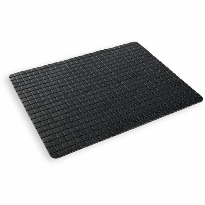 Today TOD3574641271602 Alfombrilla antideslizante para baño o ducha, 40 x 60 cm, rectangular, negra