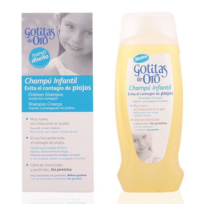 Instituto Español Champú Antipiojos Preventivo de Uso Diario 500 ml para Niñas y Niños