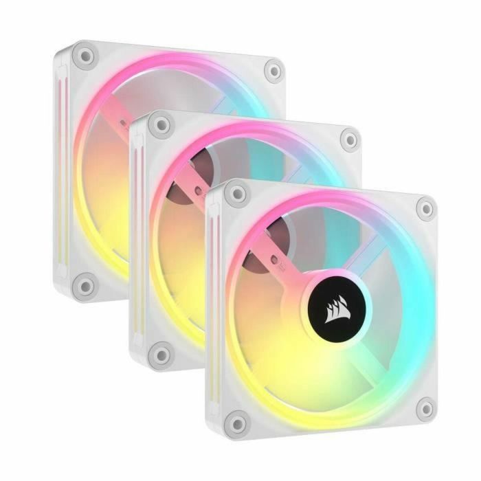 Corsair COR1690976832345 Ventilador PC iCUE LINK QX120 RGB Blanco 120mm Kit de Inicio 0 Corsair COR1690976832345 Ventilador PC iCUE LINK QX120 RGB Blanco 120mm Kit de Inicio 0