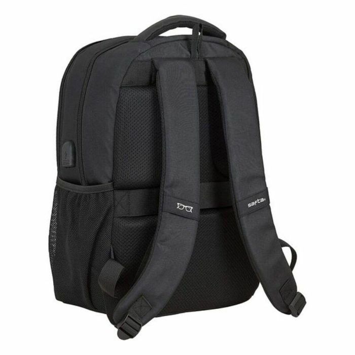 Mochila para Portátil Safta 14,1'' Negro 28 x 42 x 16 cm 10