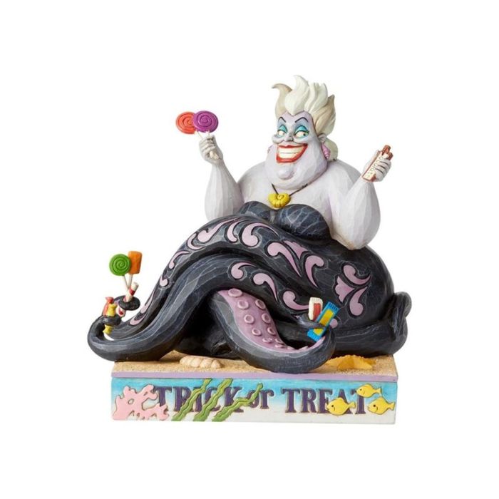Enesco Figura Disney La Sirenita Ursula - Resina de Piedra, 18cm, Hecho a Mano Enesco Figura Disney La Sirenita Ursula - Resina de Piedra, 18cm, Hecho a Mano