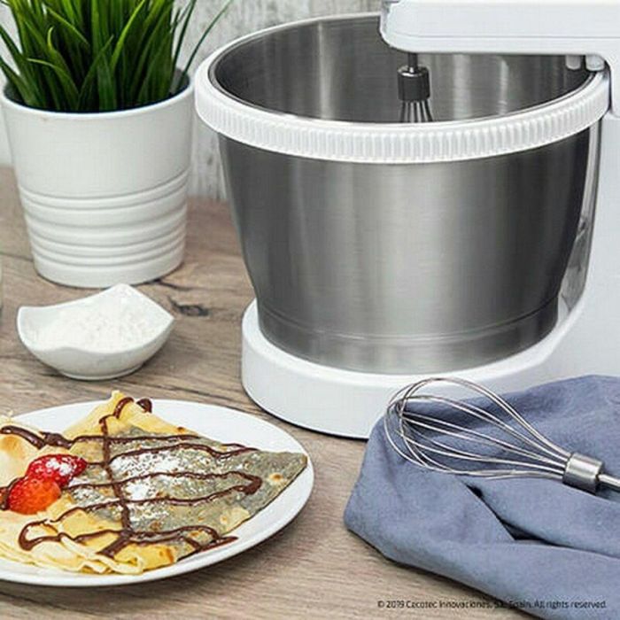 Cecotec PowerTwist 500 Steel Batidora de Varillas con Bol Autogiratorio de Acero Inoxidable 3.5L, 500W, Varilla Globo 2 Cecotec PowerTwist 500 Steel Batidora de Varillas con Bol Autogiratorio de Acero Inoxidable 3.5L, 500W, Varilla Globo 2