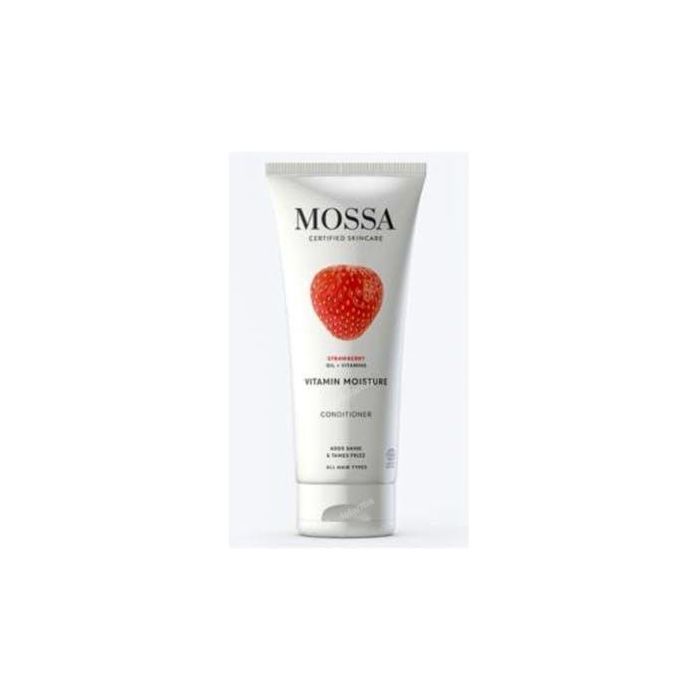 MOSSA Vitamina Moisture Acondicionador Eco 200ml para todo tipo de cabello, repara, suaviza y elimina el encrespamiento