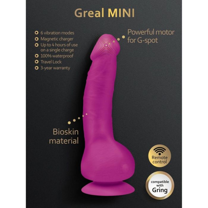 Dildo Gvibe Greal Mini Fucsia 11 Dildo Gvibe Greal Mini Fucsia 11