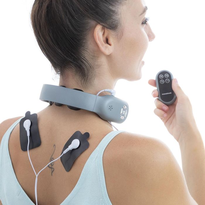 Masajeador Cervical Recargable con Mando Nekival InnovaGoods 4 Masajeador Cervical Recargable con Mando Nekival InnovaGoods 4