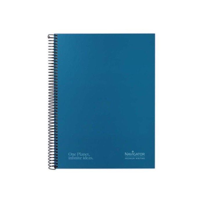 Bloc Navigator Micro.Tapa Extra A4+ 80H Cuadric.5X5 80G Azul (Set de 5)