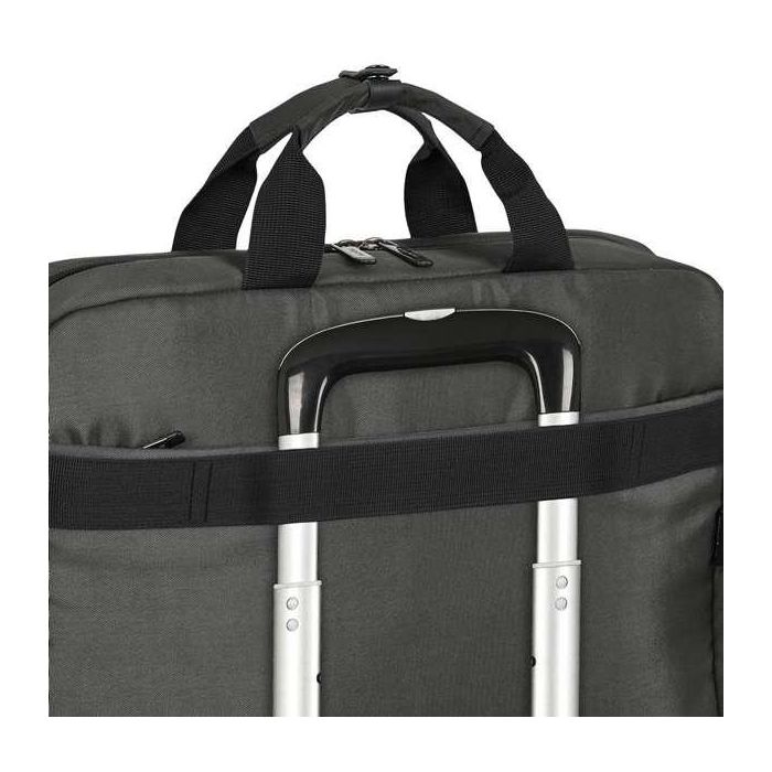 Safta Maletín Bandolera para Ordenador Portátil 15,6 pulgadas Business Negro-Azul-Gris 410x90x330 mm | Cartera Escolar 9