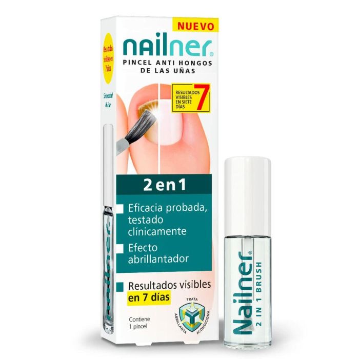 Nailner Pincel 2 en 1 Antihongos Uñas 5 ml