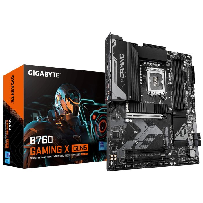Gigabyte B760 GAMING X Placa Base DDR5 LGA 1700 ATX para Intel 12/13/14 Gen, M.2 PCIe 4.0, Ethernet 2.5 GbE 0 Gigabyte B760 GAMING X Placa Base DDR5 LGA 1700 ATX para Intel 12/13/14 Gen, M.2 PCIe 4.0, Ethernet 2.5 GbE 0